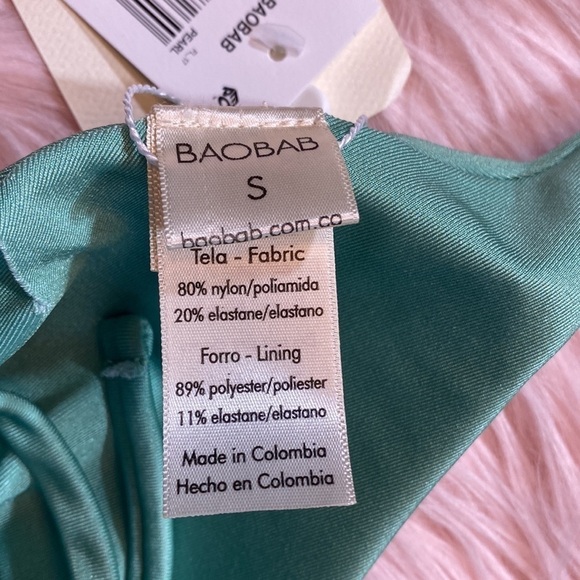 NWT BAOBAB Picura Halter Bikini Top in Pearl sz S - Picture 8 of 10